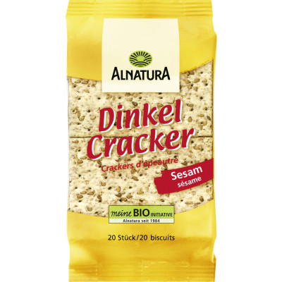Alnatura Bio Dinkel Cracker Sesam 20ST 100G 