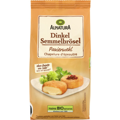 Alnatura Bio Dinkel Semmelbrösel Paniermehl 200G 