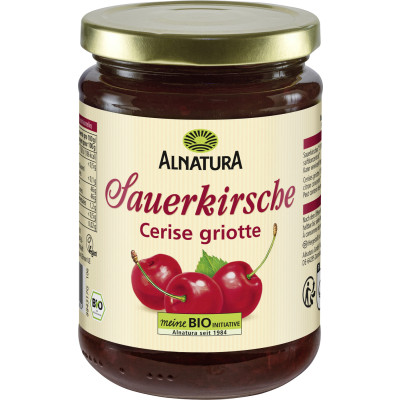 Alnatura Bio Fruchtaufstrich Sauerkirsche 420G 