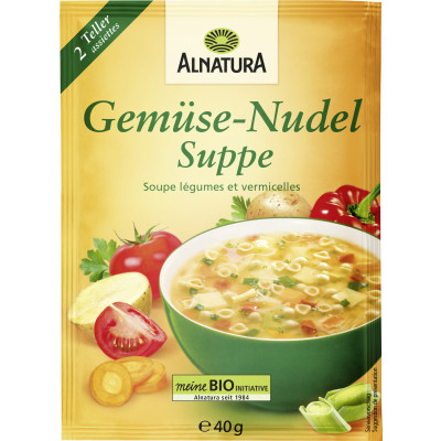 Alnatura Bio Gemüse-Nudel Suppe 40G 