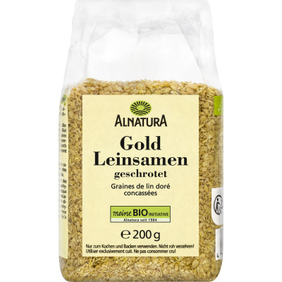 Alnatura Bio Gold Leinsamen geschrotet 200G 