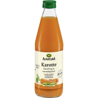 Alnatura Bio Karottensaft feldfrisch verarbeitet 0,33L 