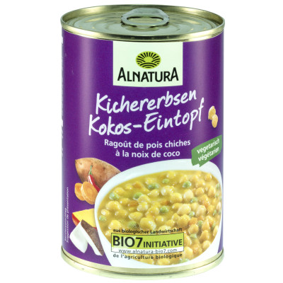 Alnatura Bio Kichererbsen Kokos-Eintopf 400G 