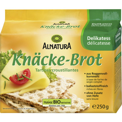 Alnatura Bio Knäcke-Brot Delikatess 250G 