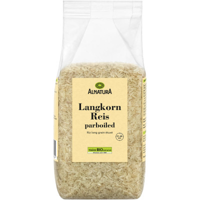 Alnatura Bio Langkorn Reis parboiled 1KG 