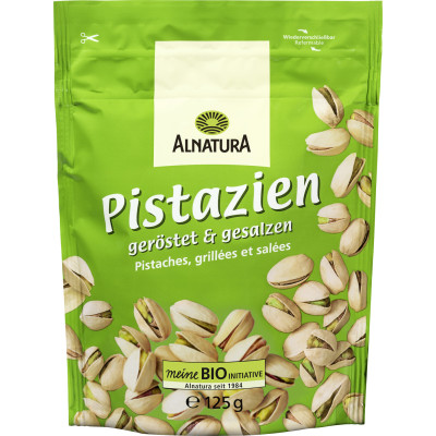 Alnatura Bio Pistazien geröstet & gesalzen 125G 