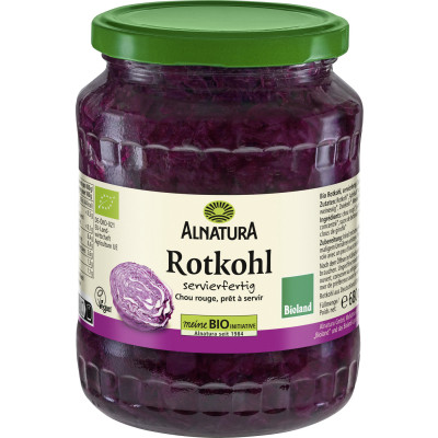 Alnatura Bio Rotkohl 680G 