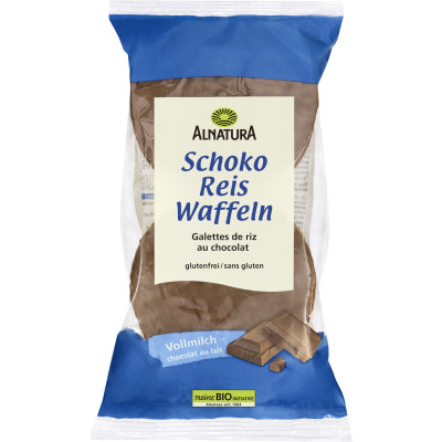 Alnatura Bio Schoko Reis Waffeln Vollmilch 100G 