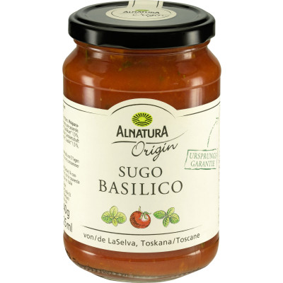 Alnatura Origin Bio Tomatensauce Sugo Basilico 325ML 