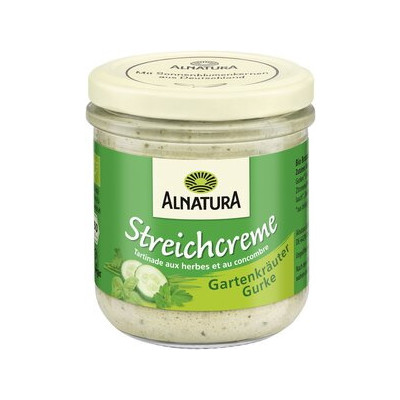 Alnatura Bio Streichcreme Gartenkräuter Gurke 180G 