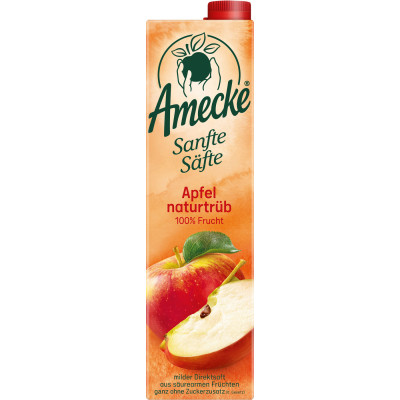 Amecke Sanfte Säfte Apfel naturtrüb 1L 