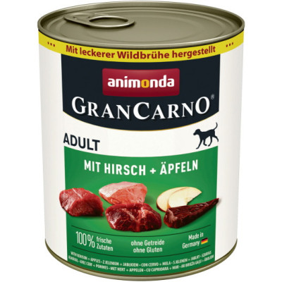 Animonda Gran Carno Adult Hirsch + Apfel 800G 