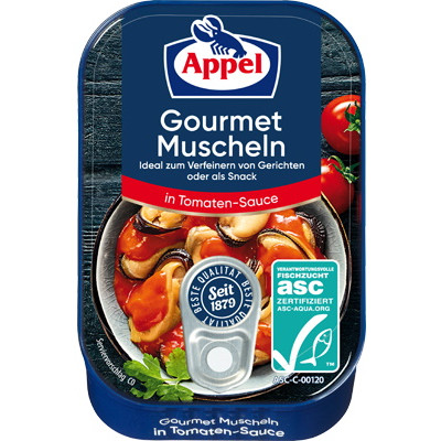 Appel Muscheln in Tomaten-Sauce 100G 