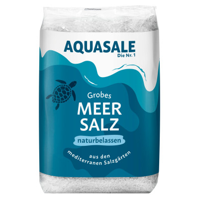 Aquasale Grobes Meersalz 1KG 