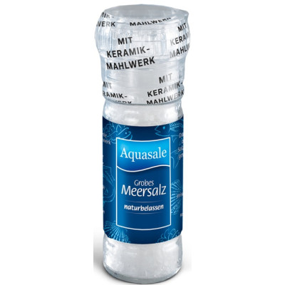 Aquasale Grobes Meersalz naturbelassen Mühle 100G 