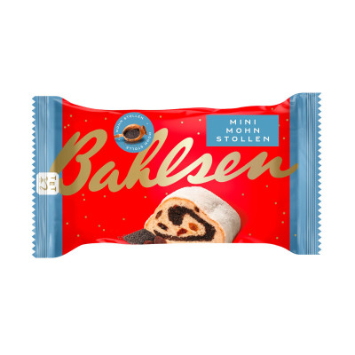 Bahlsen Mini Mohn Stollen 200G 