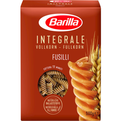 Barilla Nudeln Fusilli Integrale Vollkorn 500G 
