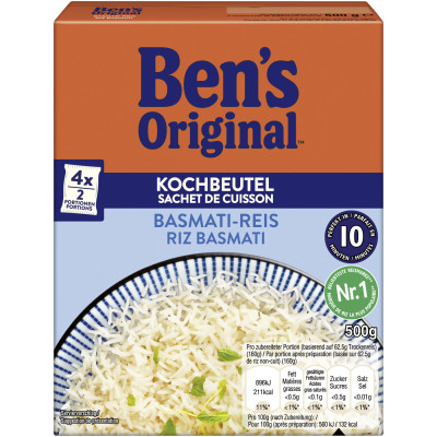 Ben's Original Basmati Reis Kochbeutel 500G 
