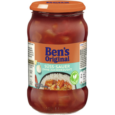 Ben's Original Sauce süss-sauer ohne Zuckerzusatz 395g 