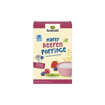 Alnatura Bio Hafer Beeren Porridge ab 10.Monat 250G 
