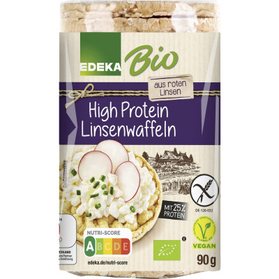 EDEKA Bio Linsenwaffeln 90G 
