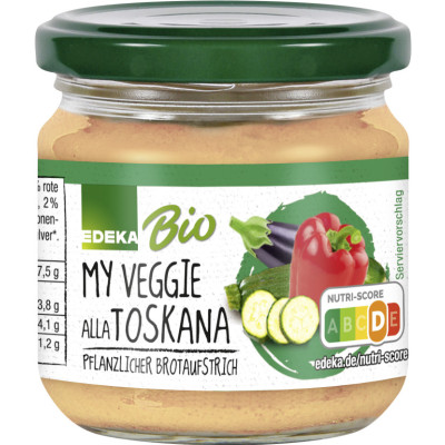 EDEKA Bio My Veggie Streichcreme Toskana 180G 