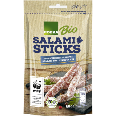EDEKA Bio Salami Sticks 60G 