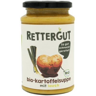Rettergut Bio Kartoffelsuppe mit Lauch 375ML 