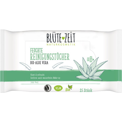 Blüte-Zeit Gesichtsreinigungstücher 25ST 