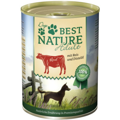 Best Nature Rind mit Reis & Distelöl 400G