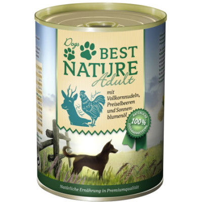 Best Nature Wild & Huhn mit Vollkornnudeln, Preiselbeeren & Sonnenblumenöl 400G