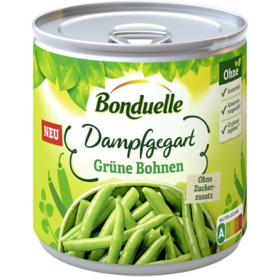 Bonduelle Grüne Bohnen dampfgegart 295G 