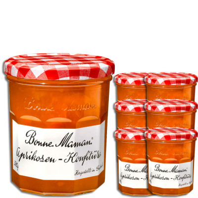 Bonne Maman Aprikosen-Konfitüre 6x370G 