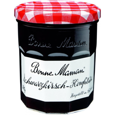 Bonne Maman Schwarzkirsch-Konfitüre 370G 