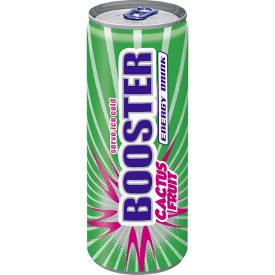 Booster Energydrink Cactus Fruit 0,33L Dose 