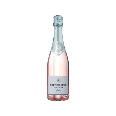 Brut Dargent Pinot Noir alkoholfrei 0,75L - Etikett verschmutzt/beschädigt 