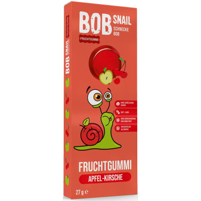Bob Snail Fruchtgummi Apfel-Kirsche 3ST 27G 