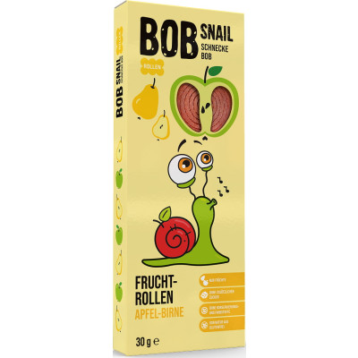 Bob Snail Frucht-Rollen Apfel Birne 3ST 30G 