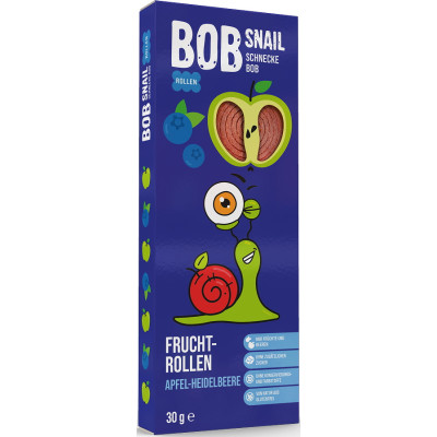 Bob Snail Frucht-Rollen Apfel-Heidelbeere 3ST 30G 