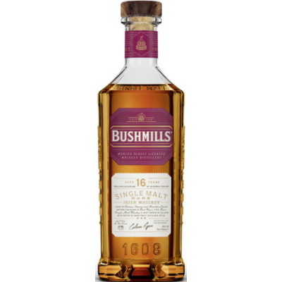 Bushmills Whiskey 16 Jahre 40% 0,7L 