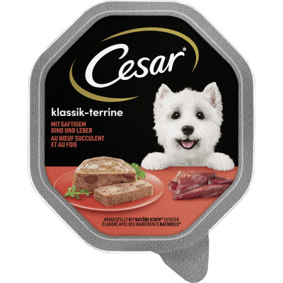 Cesar Klassik-Terrine mit saftigem Rind und Leber 150G 