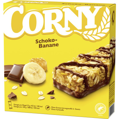 Corny Schoko-Banane Riegel 6ST 150G 