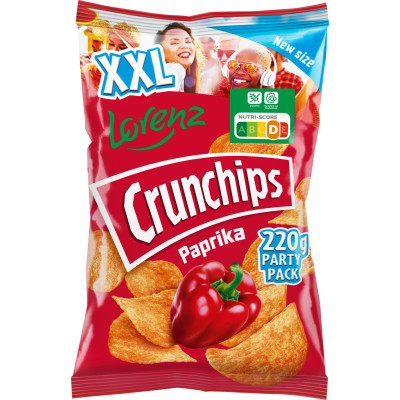 Lorenz Crunchips Paprika XXL 220G 