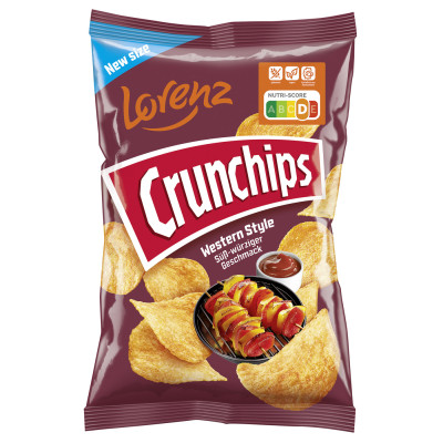 Lorenz Crunchips Western Style 150G 