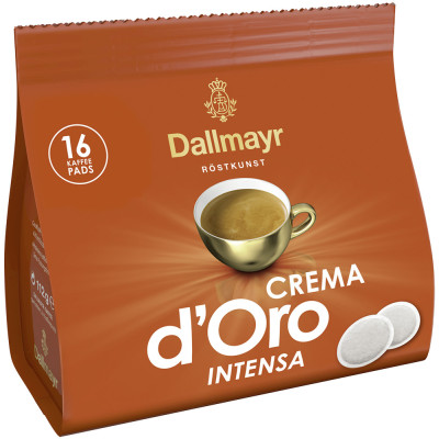 Dallmayr Crema d'Oro Intensa Kaffeepads 16ST 112G 