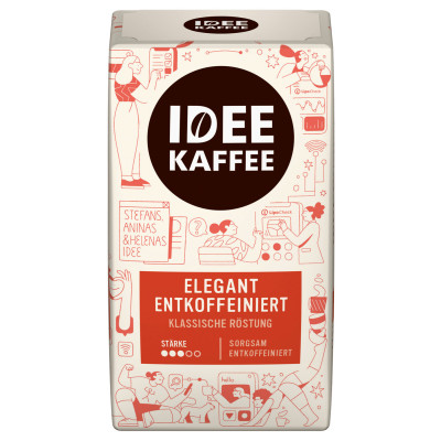 Darboven Idee Kaffee Entkoffeiniert gemahlen 500G 