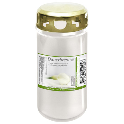 Edeka Dauerbrenner mit Deckel transparent 