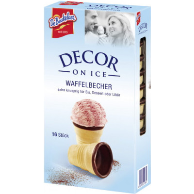 De Beukelaer Decor on Ice Waffelbecher 16ST 60G 