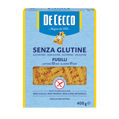De Cecco Fusilli Senza Glutine 400G 