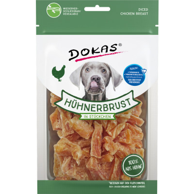 Dokas Hühnerbrust in Stückchen 70G 